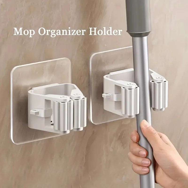 🧹 MagicGrip: Soporte Organizador de Escobas y Traperos 🔧